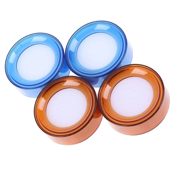 2PCS/Lot Plastic Round Case Finger Wet Sponge Damper for Casher Count Money