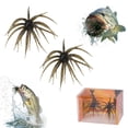thumbnail image 1 of 2PCS Lure Bait for Black Pits,Simulation Sea Urchin Bait,Tentacle Creature Lure,Artificial Sea Urchins,Soft Wormss for Bass Fishing for Drop Shot and Finesse, Slow Sinking,Black, 1 of 5