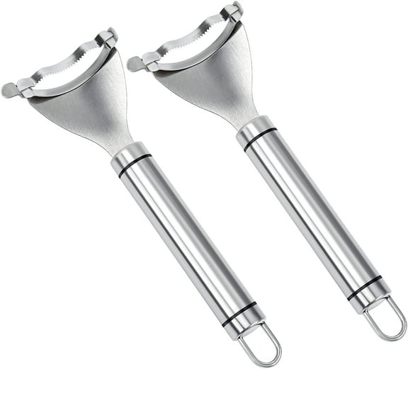 2PCS Magic Corn Peeler,Kitchen Gadget,Stainless Steel Corn Thresher with Ergonomic Handle,Corn Stripper Corn Cob Stripper Tool,Thresher Corn Cutter from the Cob