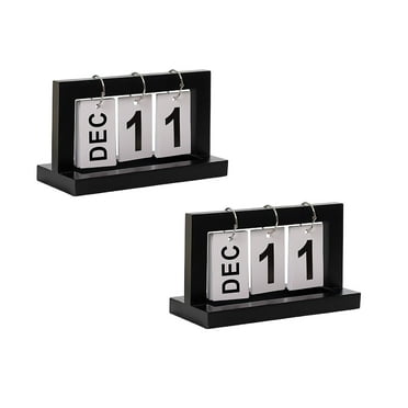 2PCS Magnetic Calendar For Fridge Desk Calendars For Office Flip Calendar Perpetual Desktop Calendar 2022 Cute Small Flip Calendar For Memorial Day Recorder Washed Refrigerator Magnet Calendar