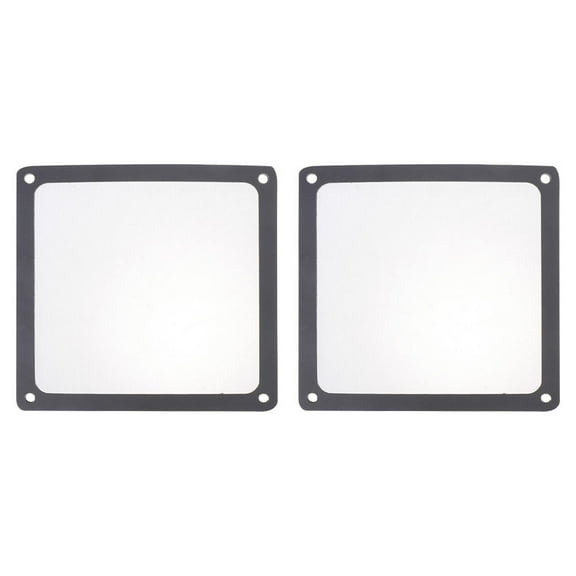 2-Pack 120mm Magnetic Computer Case Cooling Fans with Mesh Screen Protector for Efficient PC Airflow