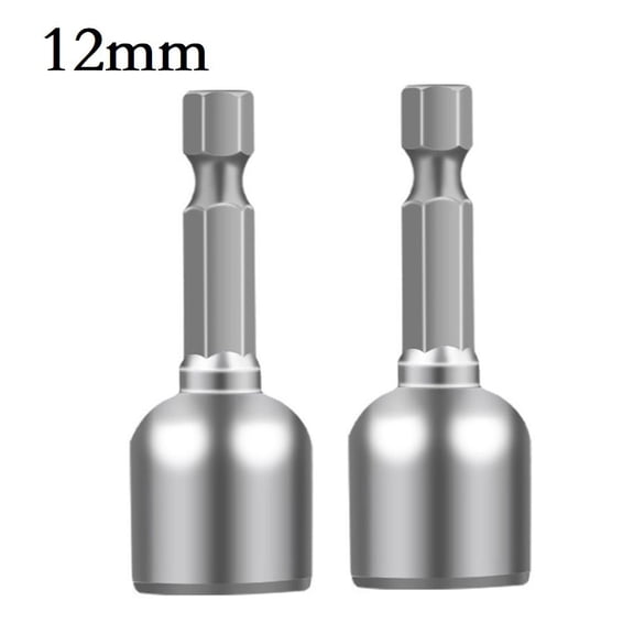 2PCS Magnetic Nuts Driver Socket 6 7 8 9 10 11 12 13 Mm Magnetic Nut Screwdrive Power Drill Bit Adapter Bolt Driver Repairing