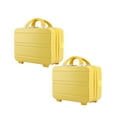2PCS Makeup Hand Luggage Makeup Case Small 14,Travel Toiletry Bag for