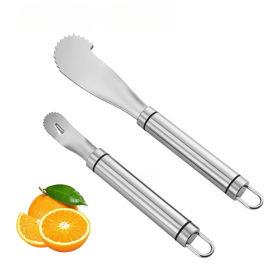 2PCS Manual Fruit Peeler Set Grapefruit and Orange Tools Easy Skinning