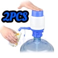 thumbnail image 1 of 2PCS Manual Water Dispenser for 5 Gallon Bottle – Hand Press 5 Gallon Water Dispenser, Universal Fit for 5-6 Gallon Crown Top Jugs - 3 Tube Lengths, Protective Spout Cap, 1 of 7