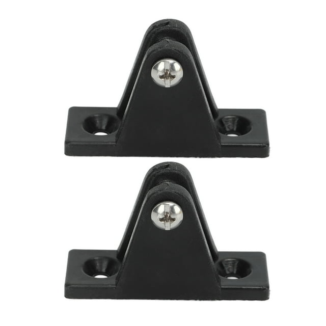 2PCS Marine Boat Deck Hinge Mount Nylon Bimini Top Fitting Hardware