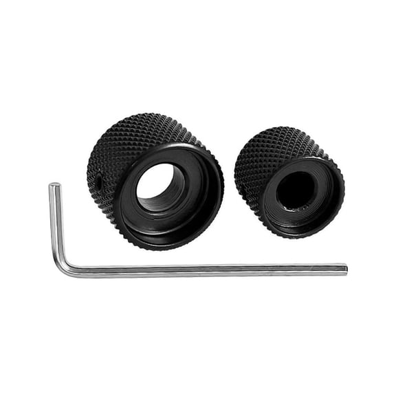 2PCS Metal Guitar Control Knobs Metal Texture Suitable for Volumes and Tone Adjustment on Electric Guitars and Basses