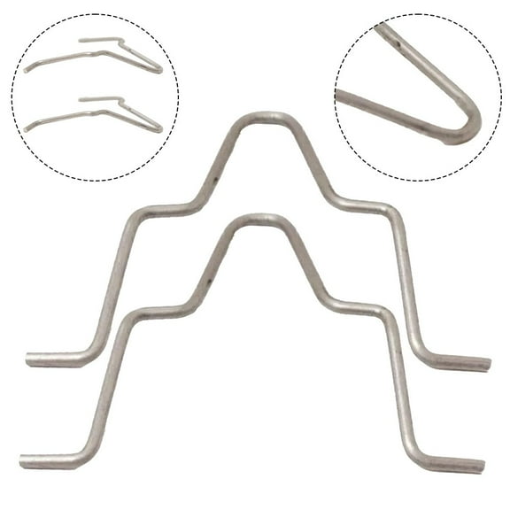 2PCS Metal Headlight Bulb Spring Clips For BMW E90 LCI Limousine 63127246480 Retaining Bracket Car Accessories