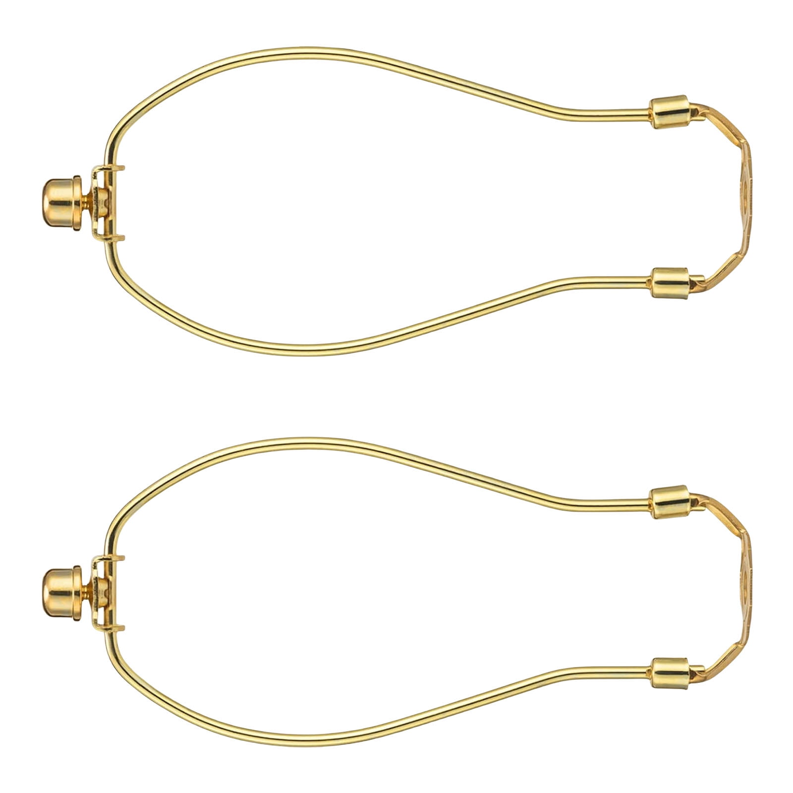 2PCS Metal Lampshades Support Harp Adapter Converter Shade Bracket Lamp ...