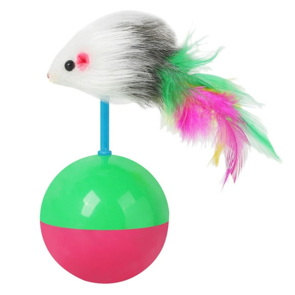 2PCS Mice Tumbler Self Hi Cat Stick Toy Cat Supplies