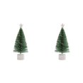 thumbnail image 1 of 2PCS Mini Christmas Tree with LED Lights and Star,Small Artificial Tabletop Xmas Tree on Gift Base,Pre-Lit DIY Holiday Decor for Home,Desk,Office, Mantel,Christmas Village Display(6.69Inch), 1 of 8
