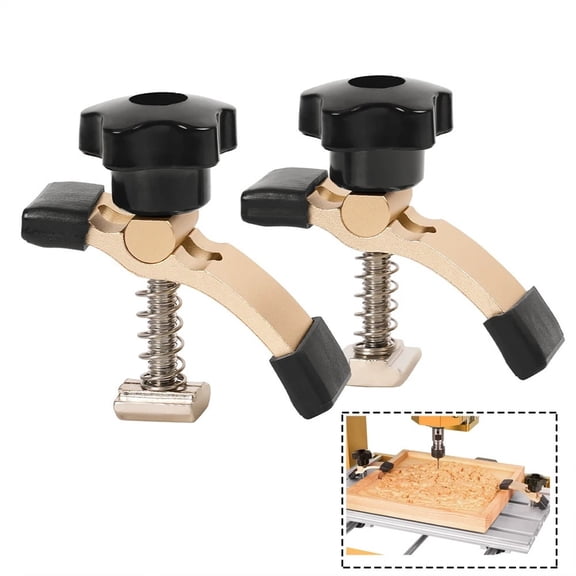 2PCS Mini Hold Down Clamp Kit, CNC Router Clamp For Woodworking And Metalworking With 3018 CNC Router Machine