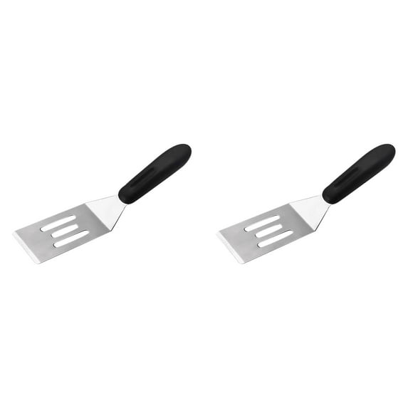 *2PCS Mini Kitchen Spatula A Metal Spatula For Serving And Turning For Pancakes Desserts Cookies Eggs Or Small Pans