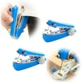 thumbnail image 1 of 2PCS Mini Single Stitch Handheld Sewing Machine, Pocket Manual Sewing Machine, Light Weight Pocket Sewing Machine for Fabrics, Clothes, DIY Needlework Handy Stitch Quick Repair Tool, 1 of 7