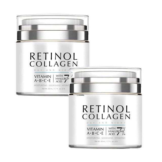 2PCS Moisturizer Face Cream The Collagen Is Non Greasy and Does Not