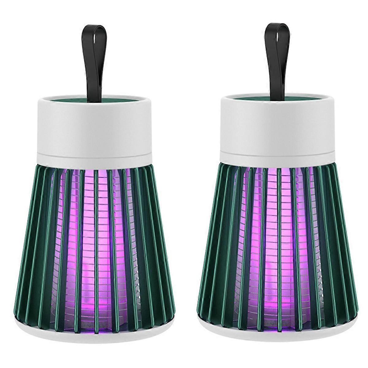 2PCS Mosquito Zapper USB Charing Waterproof Suitable For Home A