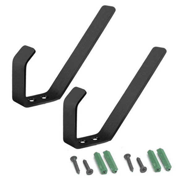 2PCS Motorcycle Helmet Holder Rack Wall Mount Display Stand Multipurpose Coat Hook for H ywm58