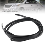 2PCS Moulding-Roof Drip 73852-3AW0A,73853-3AW0A For Nissan Versa 2012-2018