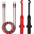 2PCS Multimeter Automotive Test Leads Kit with Wire Piercing Probe Clip ...