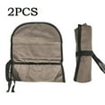2PCS Multiple Pockets MultiPurpose Roll Up Tool Bag Wrench Pouch