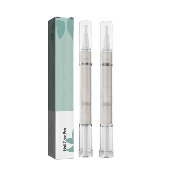 2PCS Nail Care Pen, Nail Strengthener, Cuticle Oil for Nails, For Moisturize Strengthen Nail Care Oil, Finger Edge Manicure Nourishing Pen, Anti-Hangbnail removal, Nail Skin Edge Care