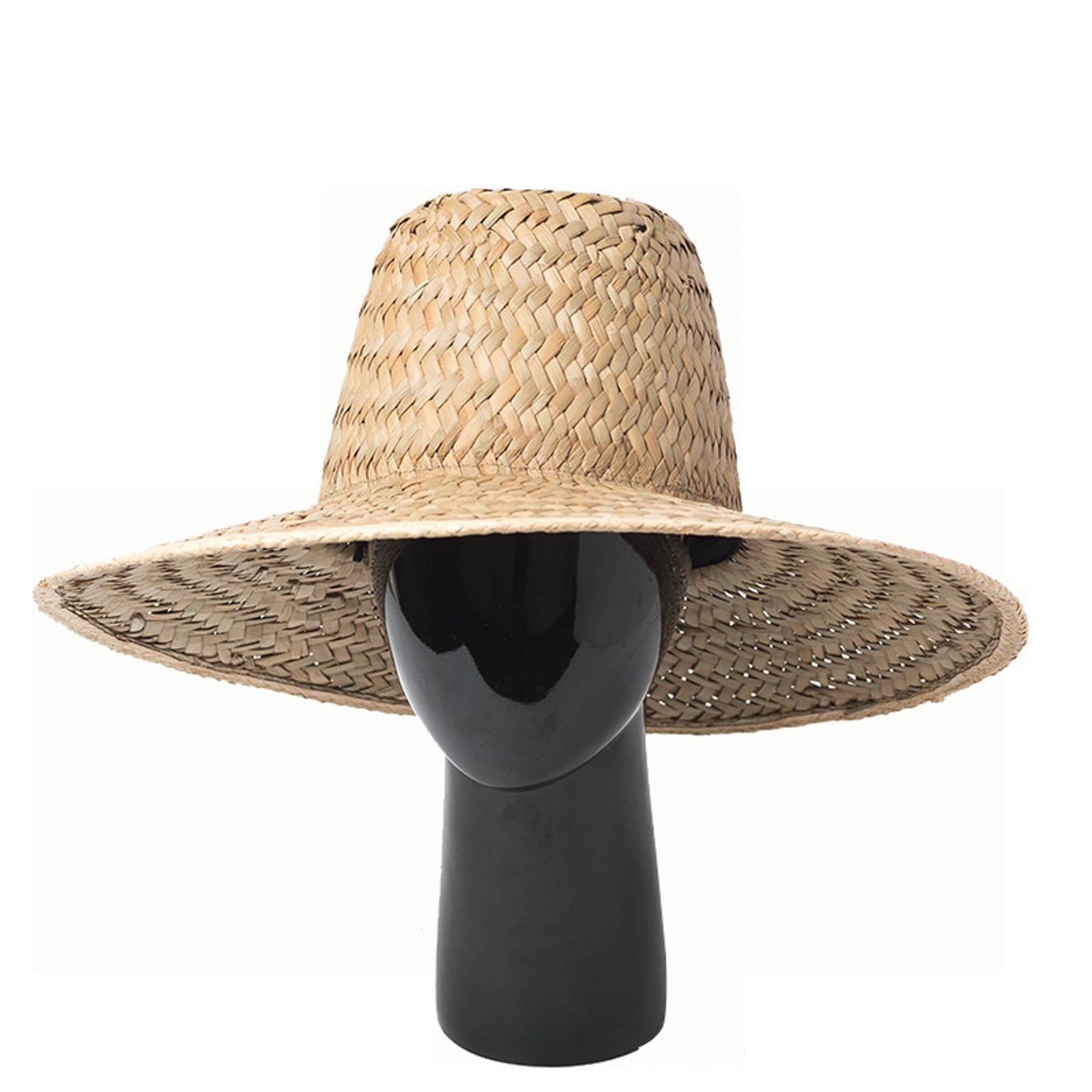 2PCS New Bellshaped Big Brim Fisherman Straw Hat French Elegant Raffia