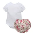 thumbnail image 1 of 2PCS Newborn Baby Girl Romper Jumpsuit Bodysuit +Pants Shorts Outfit Set, 1 of 6