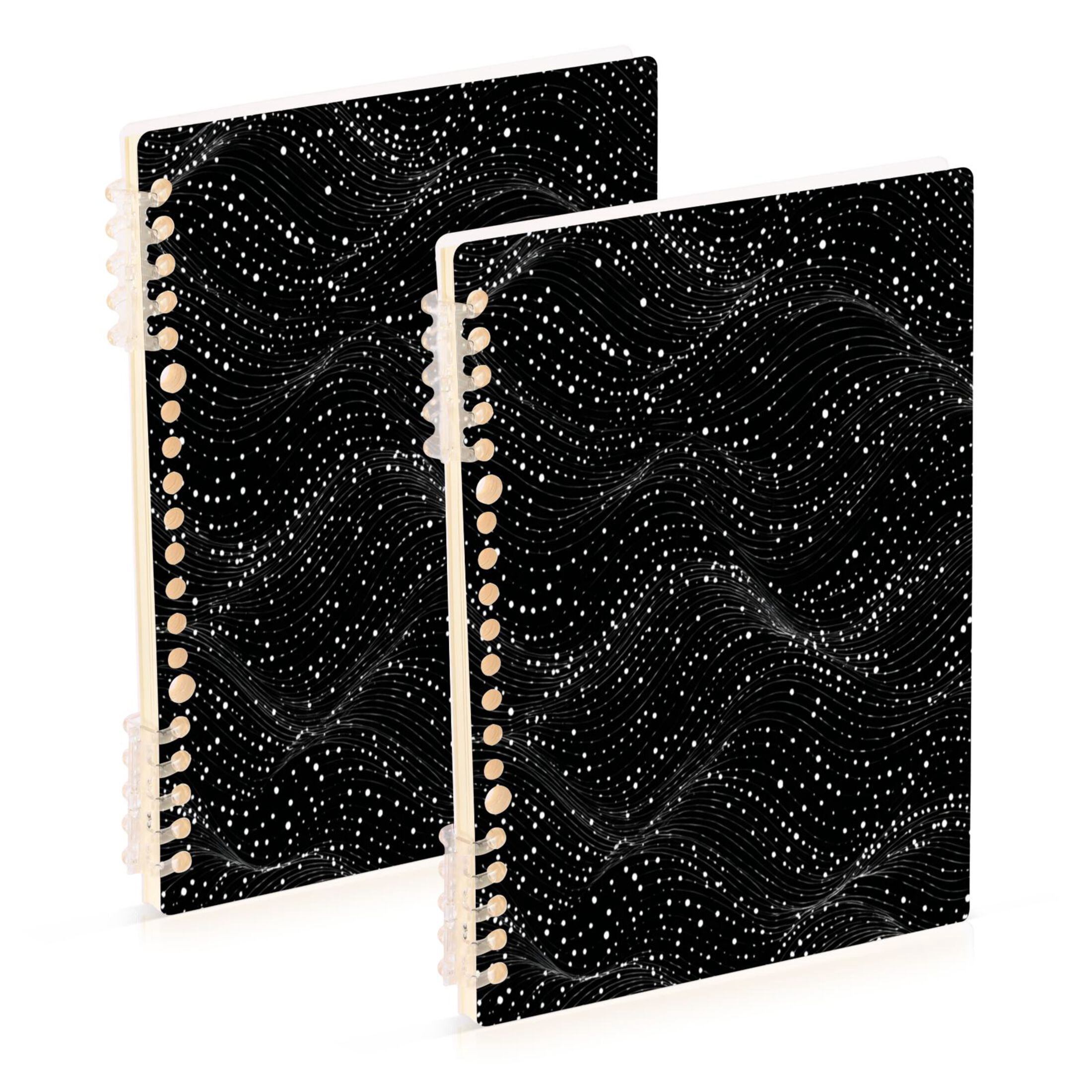 2PCS Notebook 8.3x5.7x0.4 Inch Journey Note Diary Hardcover Notebook 60 ...