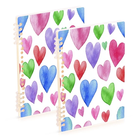 2PCS Notebook 8.3x5.7x0.4 Inch Journey Note Diary Hardcover Notebook 60 ...
