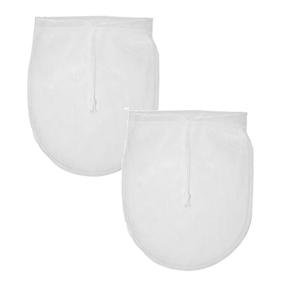 2PCS Nut Milk Bag, Clearance, Reusable 12" x 10" Cheesecloth Bags for Straining Almond/Soy Milk Greek Yogurt Strainer Milk Nut Bag for Cold Brew Coffee Tea Beer Juice Fine Nylon Mesh Cheese Cloth