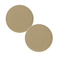 thumbnail image 1 of 2PCS Outdoor 11.8-inch Round Reversible Seat Cushion, polyester（Brown）, 1 of 5