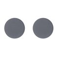 thumbnail image 1 of 2PCS Outdoor 11.8-inch Round Reversible Seat Cushion, polyester（Dark Gray）, 1 of 6
