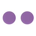 thumbnail image 1 of 2PCS Outdoor 11.8-inch Round Reversible Seat Cushion, polyester（Purple）, 1 of 6