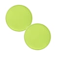 thumbnail image 1 of 2PCS Outdoor 11.8-inch Round Reversible Seat Cushion, polyester（Yellow）, 1 of 5