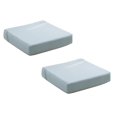 thumbnail image 1 of 2PCS Outdoor Bench Cushion, Waterproof Square Seat Pad with High Density Sponge 15.7*15.7in, 1 of 3