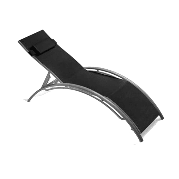 2PCS  Outdoor Chaise Lounge Chairs, Adjustable Aluminum Patio Loungers for Pool, Beach, and Patio