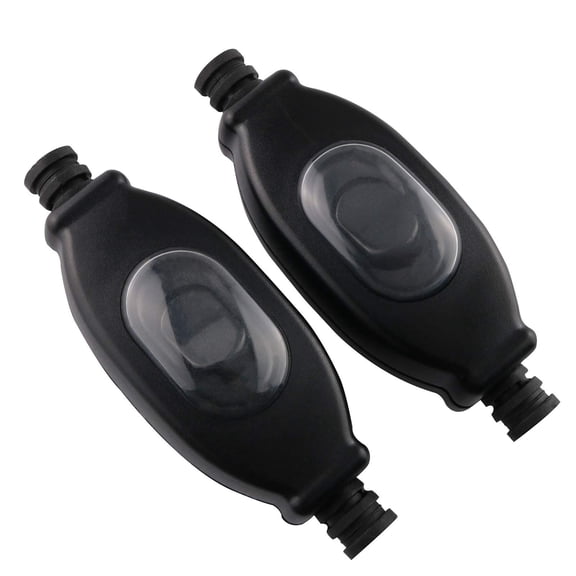 2PCS Outdoor Dustproof Rocker Switch Waterproof Appliance Switch Inline ON/OFF