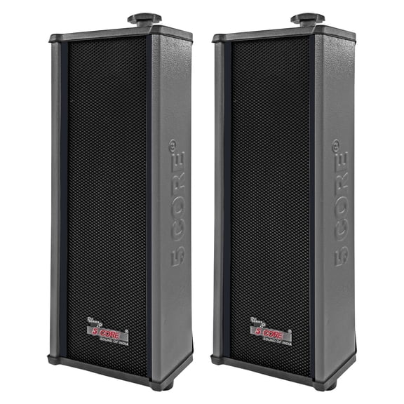 2PCS Outdoor Speakers Pair Stereo in Wall Speaker 100W Peak Passive Mount Wired Waterproof Patio House Garage Indoor Exterior Audio System Bocinas para Casa - 15TG