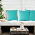 thumbnail image 1 of 2PCS Outdoor Waterproof Pillow Covers Modern Solid Color Backrest Cushion Covers 45x45 cm Weather- Patio Furniture Protector, 1 of 9