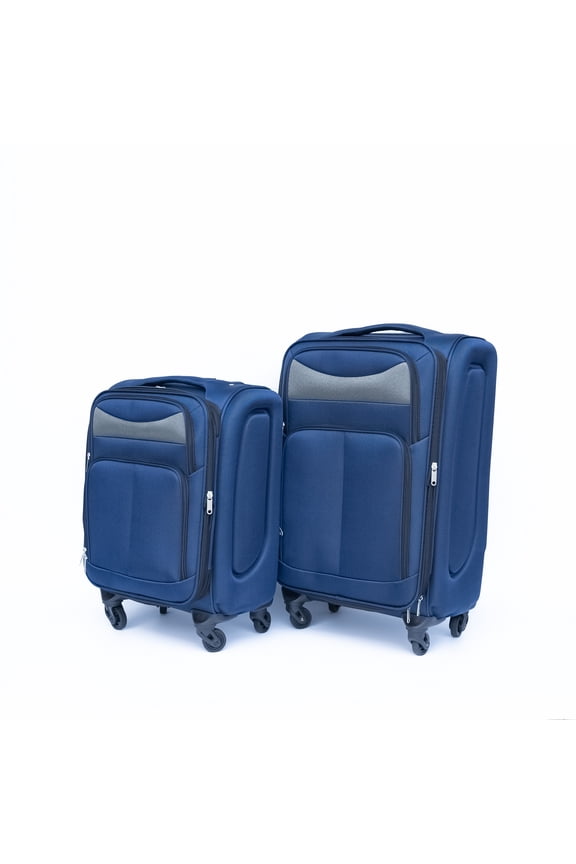 2PCS Oxford Suitcase set Traval Luggage Set without password lock Universal Wheel 20+24 inch