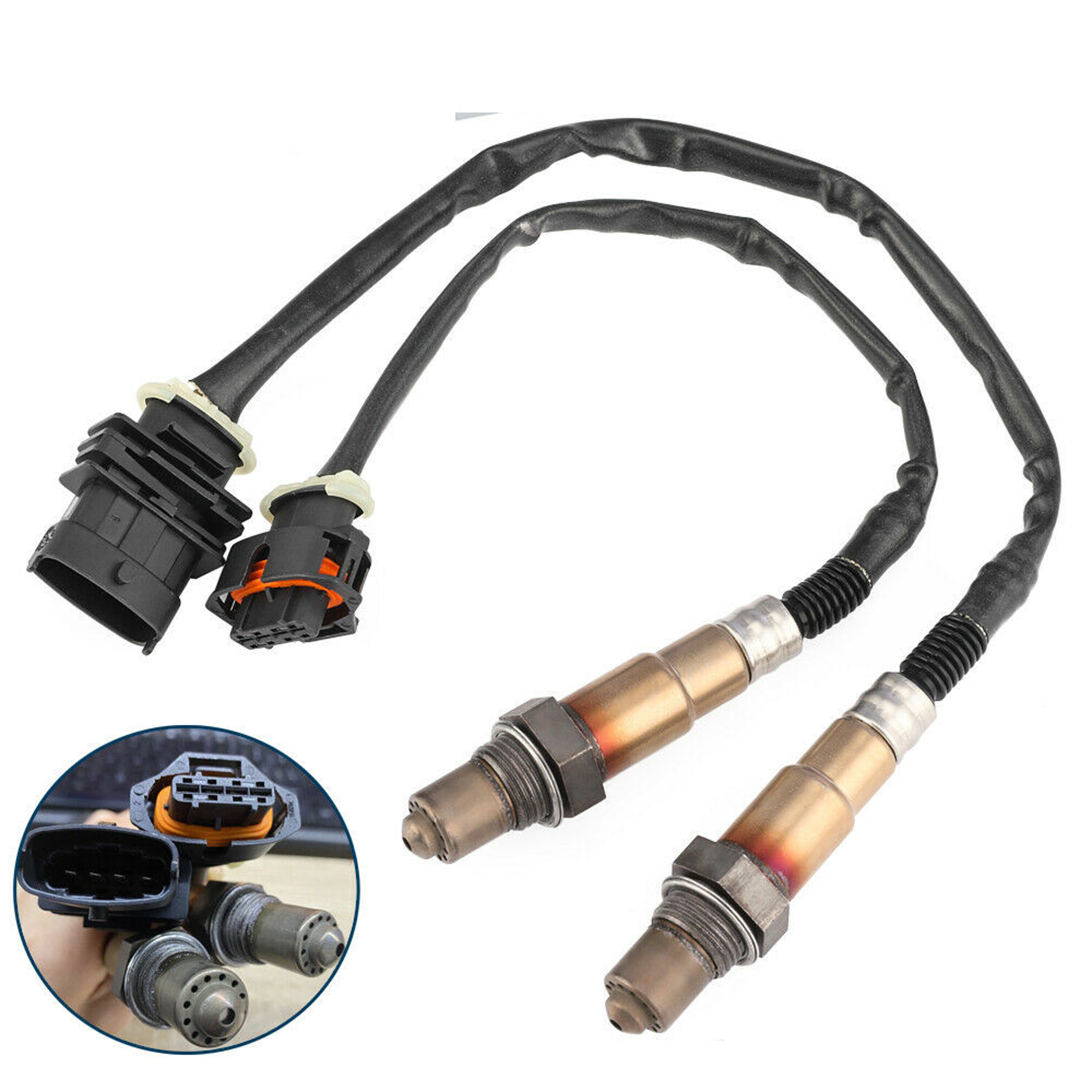 4-Piece O2 Oxygen Sensor Kit (Upstream & Downstream) For GM Chevy Cadillac GMC 2008-2014