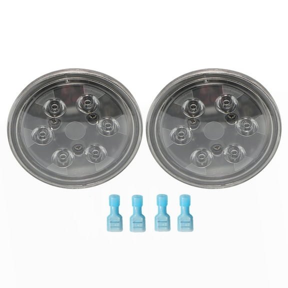 2PCS PAR36 LED Tractor Light White 6000K(Eq 100W Incandescent Iamp) Multipurpose Farming Work Light Industrial Offroad Lamp Outdoor Incandescent Landscape Sealed Beam Lighting Spot Beam