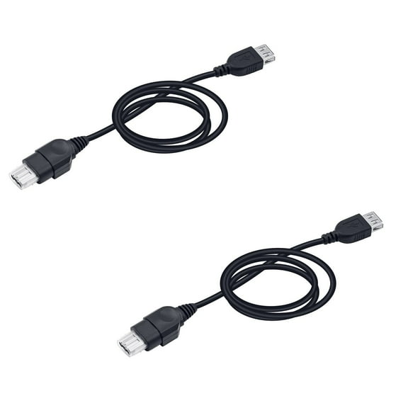 2PCS PC Female USB To Xbox Console Converter Cable