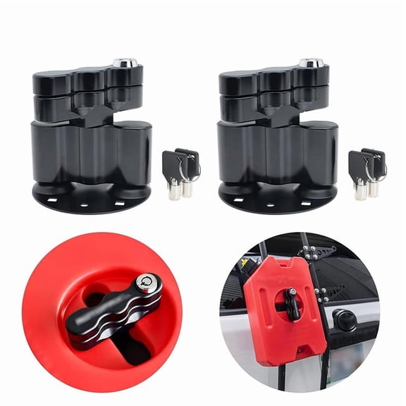 2PCS Pack Mount Lock with Keys for RotopaX LOX-PM Fuel Pack / Storage Box