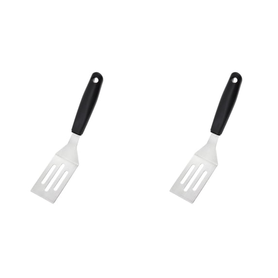 2PCS Pampered Mini Chef Serving Spatula Turner for Serving Flipping Small Icing Small Metal Grill Spatula for Pancakes Pie Cookies Or Barbecue Etc Metal Spatulas Metal Spatulas Home Decor