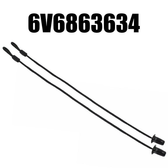 2PCS Parcel Shelf String For Skoda For Fabia 2014-2021 6V6863634