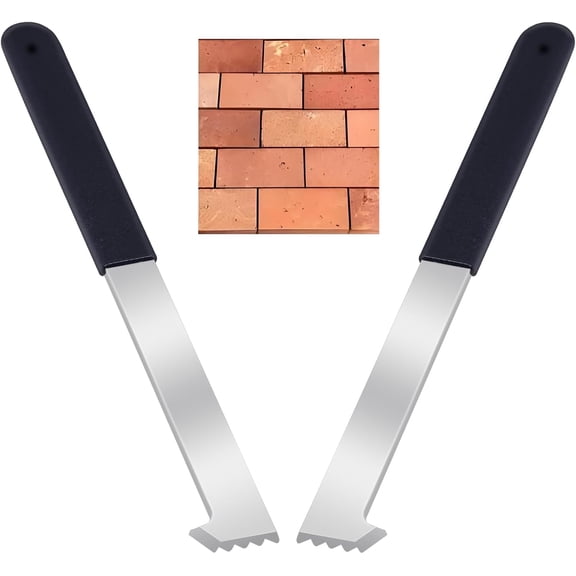 2PCS Paver Puller Extractor, 9 inch Carbon Steel Paver Removal Tool for Garden Lawn Yard Patio Brick Block Interlocking Stone Replacement