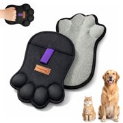 2PCS Paw Shape Pet Hair Removal Glove for Dogs & Cats, Reusable Electrostatic Lint Remover Brush for Couch, Carpet, Clothing, Bed, Car Seat, Upgraded Design 2 colors