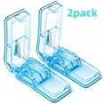 thumbnail image 1 of 2PCS Pill Cutter,Professional Pill Splitter for Cutting Small Pills or Large Pills in Half (Blue), 1 of 1