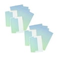 2PCS Plastic Folder With Pockets And Prongs 6 Packs Stationery Paper